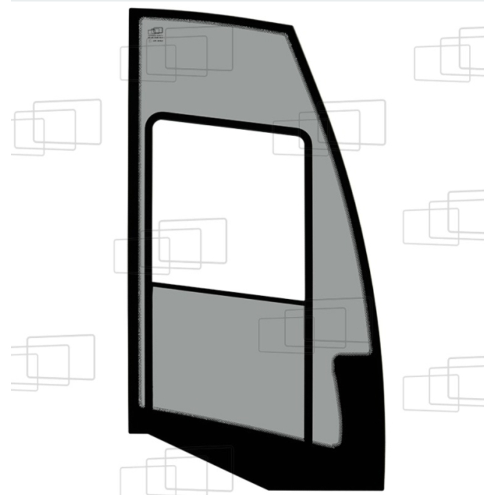 VITRE PORTE DROITE ADAPTABLE MECALAC 12MTX (2015)