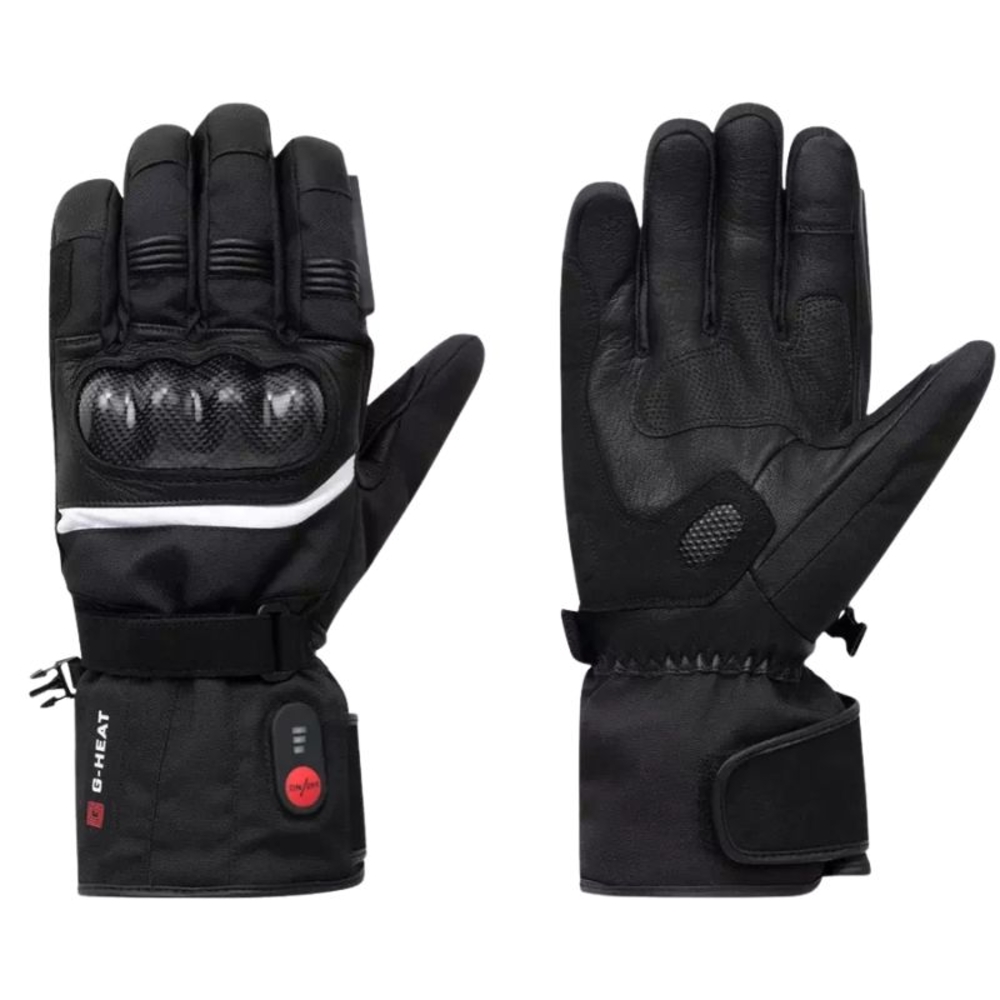 Gants moto rider MG03 chauffants noirs - G-HEAT - MG03