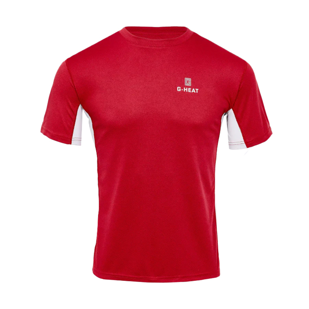 T-Shirt anti UV TS01-RED rafraîchissant rouge - G-HEAT - TS01