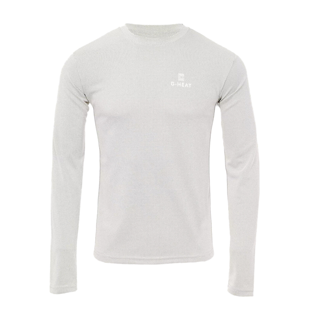 T-Shirt manches longues anti UV TS02-GRE rafraîchissant gris - G-HEAT - TS02