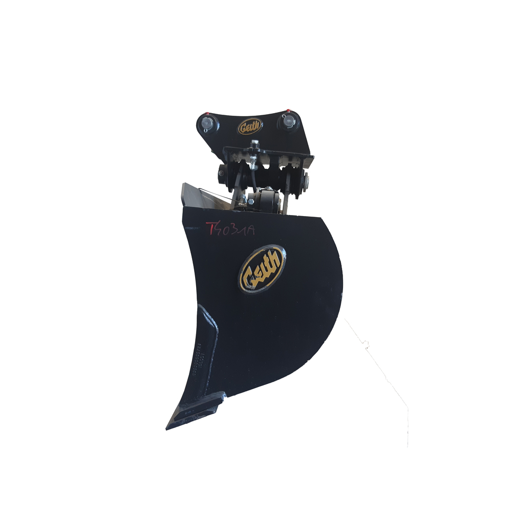 Godet de curage inclinable 1500mm + contrelame boulonnée 2 verins Geith reprise JCB pour JCB Hydradig - AT11R1500 JCB