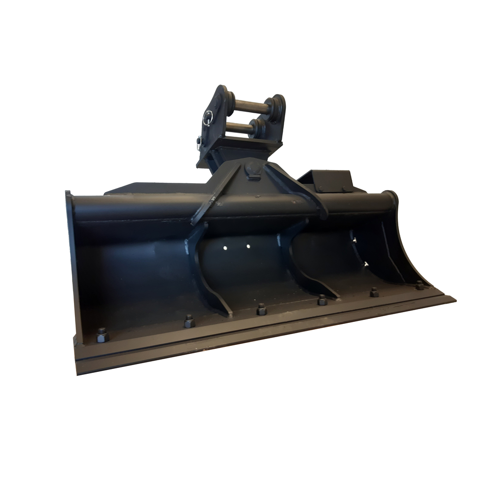 Godet de curage inclinable GEITH 1200mm 1 vérin avec contrelame boulonnée pour attache rapide JCB 980/88451- AT28RSR1200JCB