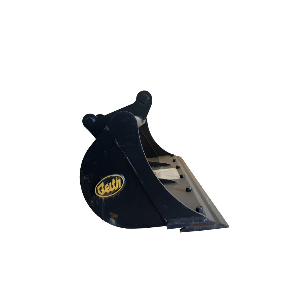 Godet de curage 1200mm + contrelame boulonnée Geith pour coupleur Volvo S4 - G03R 1200 S4