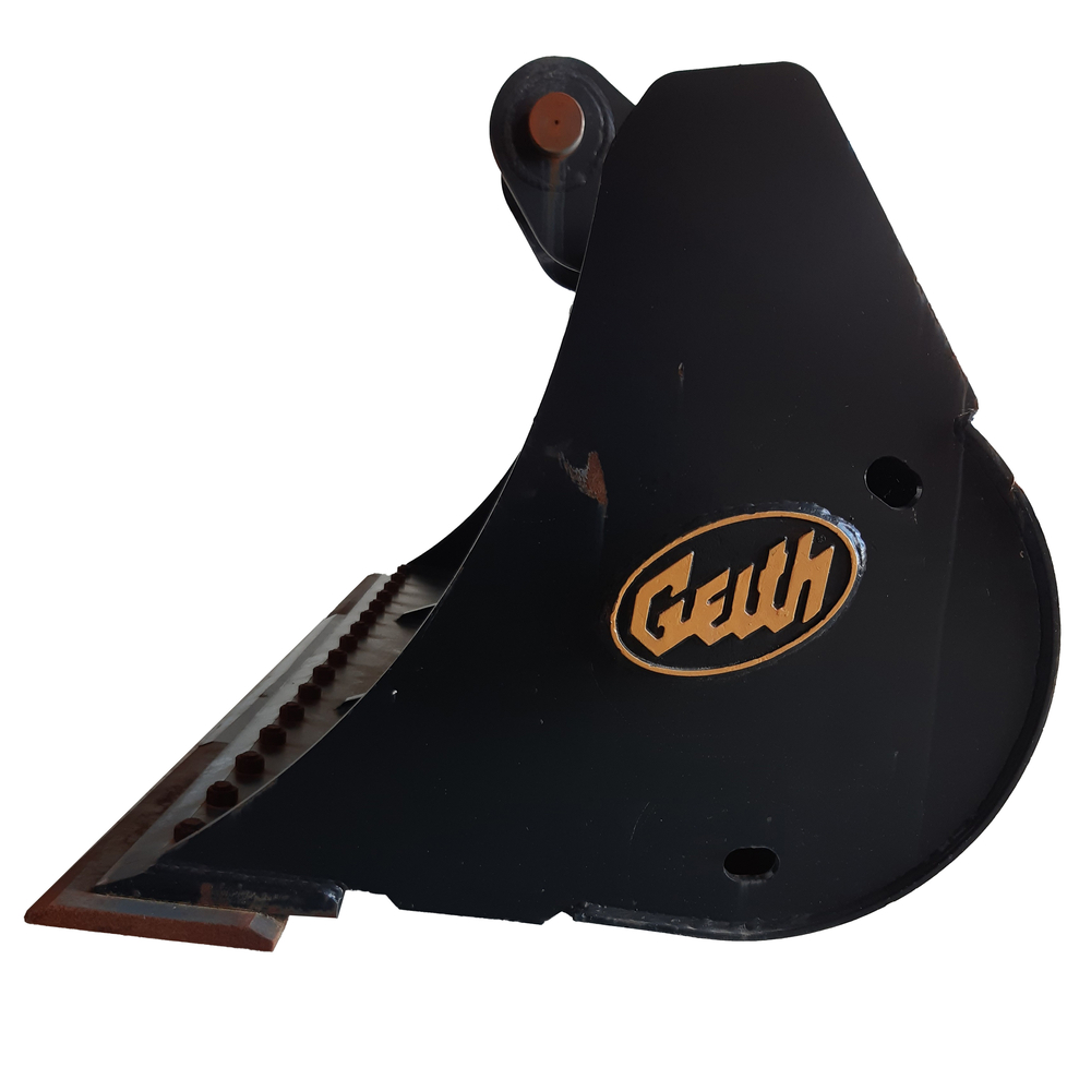 Godet de curage GEITH 2100mm avec contrelame boulonnée pour attache rapide GEITH QC80 - G25R2100DOO
