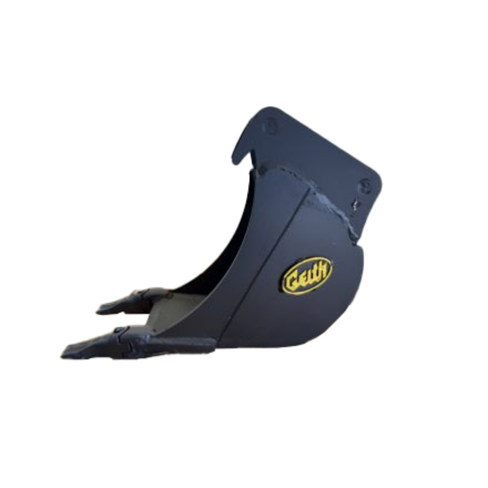 Godet de terrassement 200MM avec dents Feurst FKM pour coupleur QR30