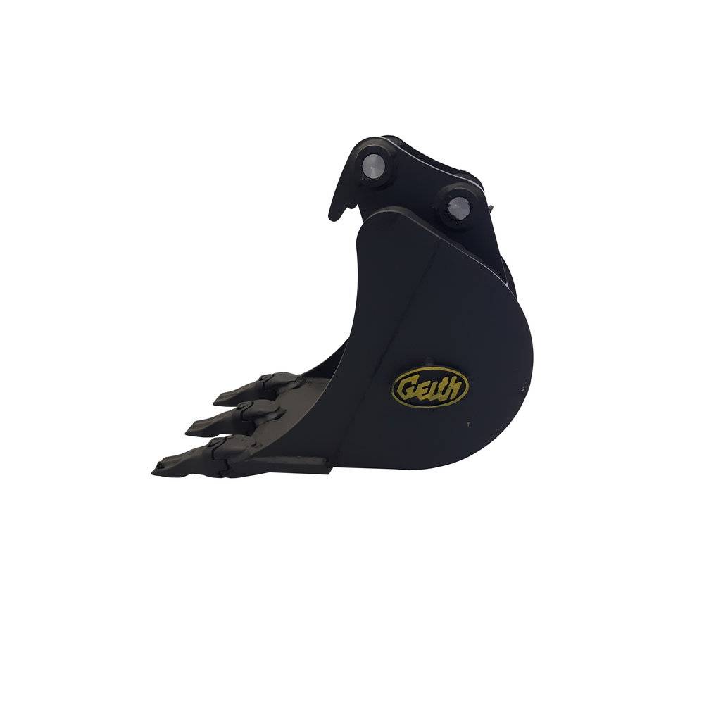 Godet de terrassement 300 mm GEITH avec dents FEURST FKMCE pour attache rapide JCB 980/B4000 - H02300JCBN