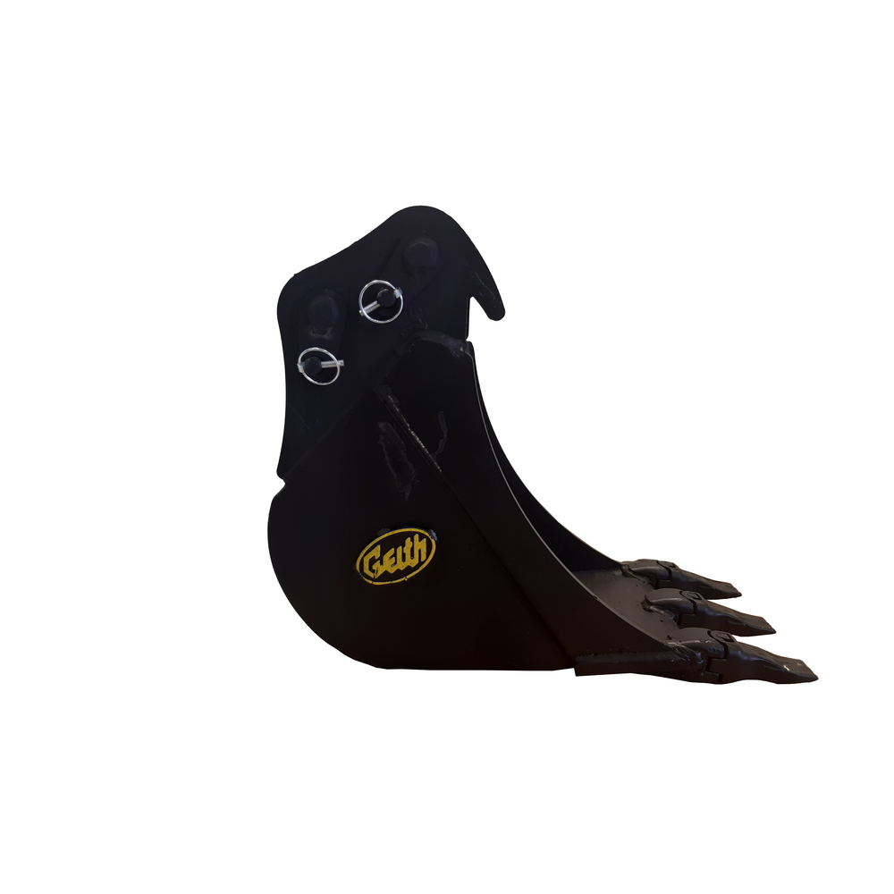 Godet de terrassement GEITH 300mm 3 dents Feurst FKMCE pour attache rapide JCB  8025-8026 - H03300JCB