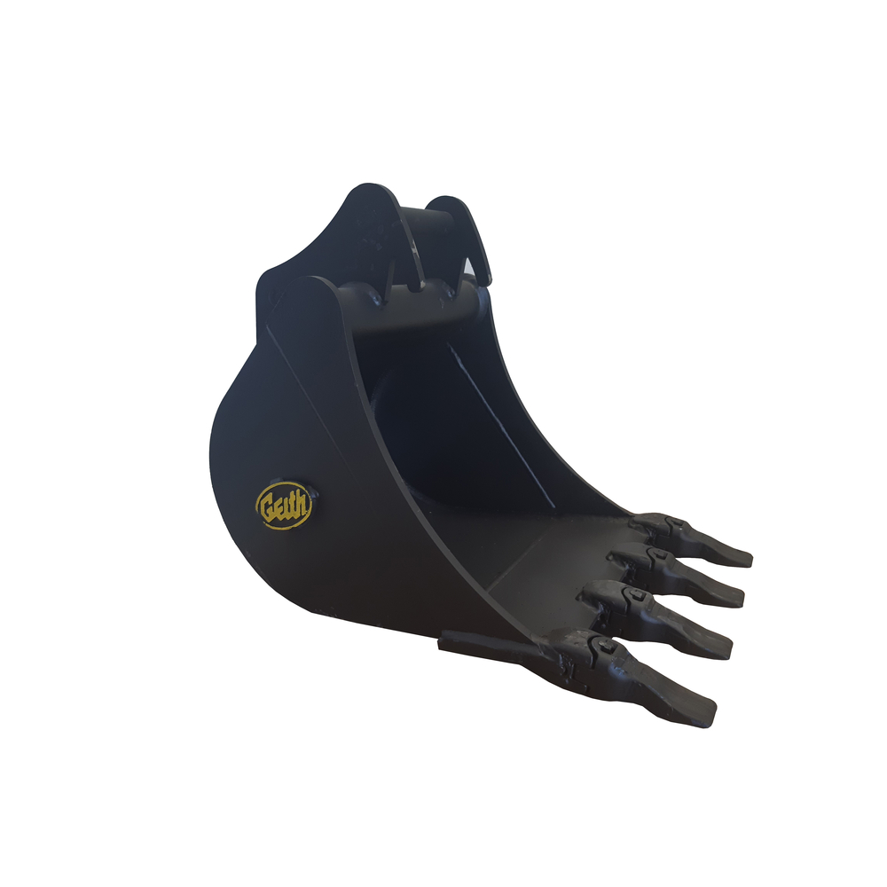Godet de terrassement 450 mm GEITH AVEC dents Feurst FKMCE pour coupleur ou attache rapide Martin M03 - H03450M03