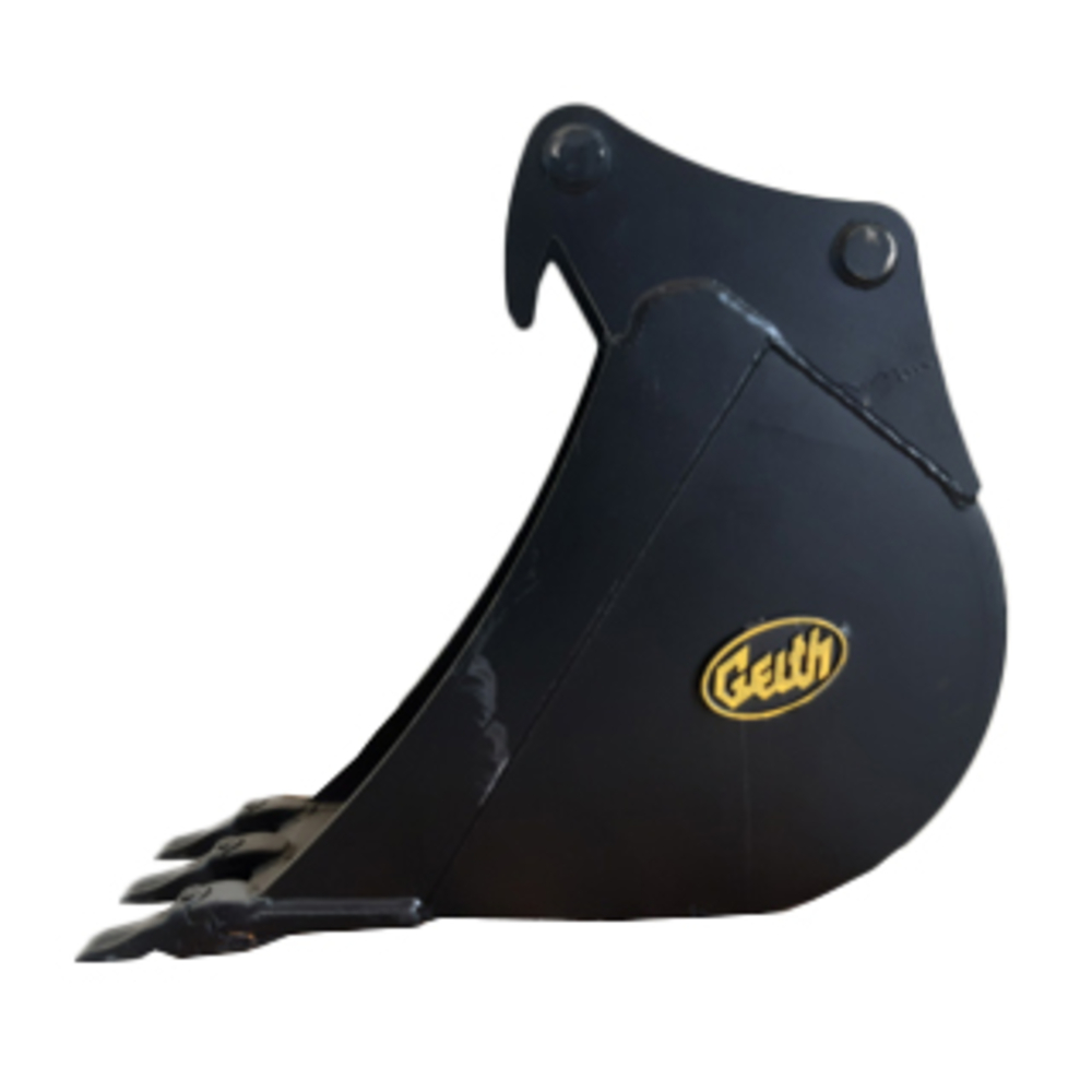 Godet de terrassement GEITH 300 mm 3 dents Feurst FK1TLR pour attache rapide MARTIN MH10- H06 300 MH10