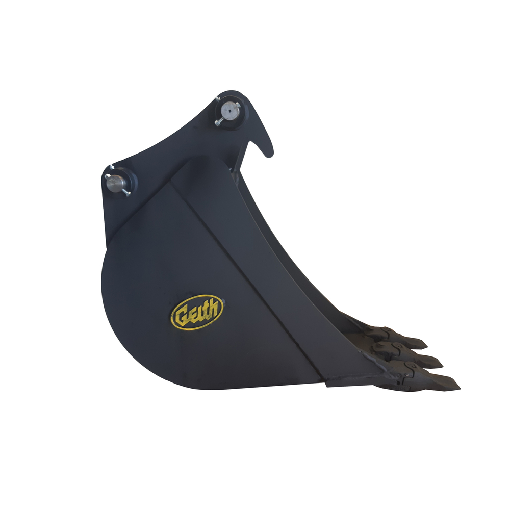 Godet de terrassement GEITH 300 mm 3 dents Feurst FK2 pour attache rapide JCB 3CX- H08 300 JCB FK2