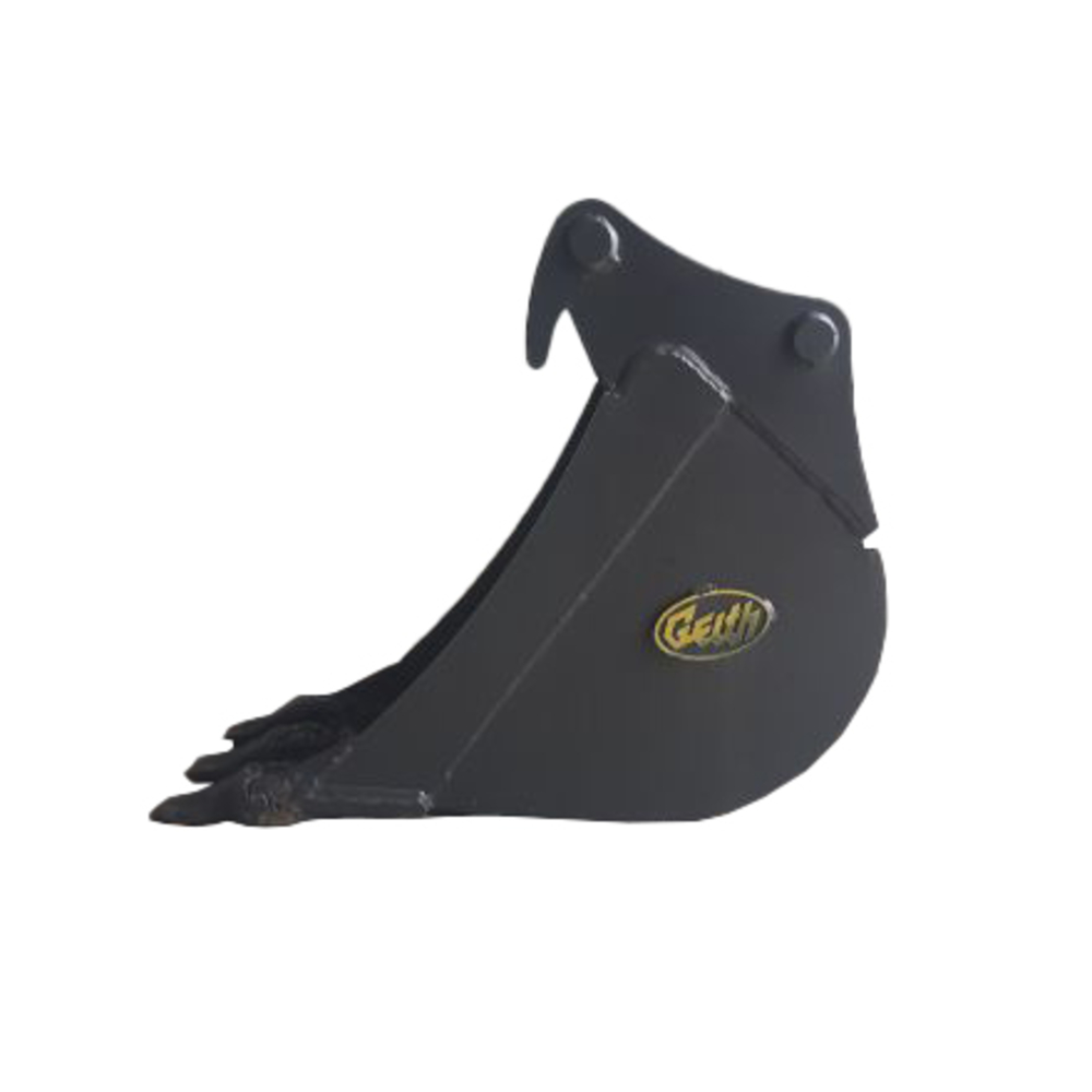 Godet de terrassement GEITH 300 mm avec dents FEURST FK2 pour coupleur ou attache rapide MARTIN MH10 GEITH - H08300MH10FK2