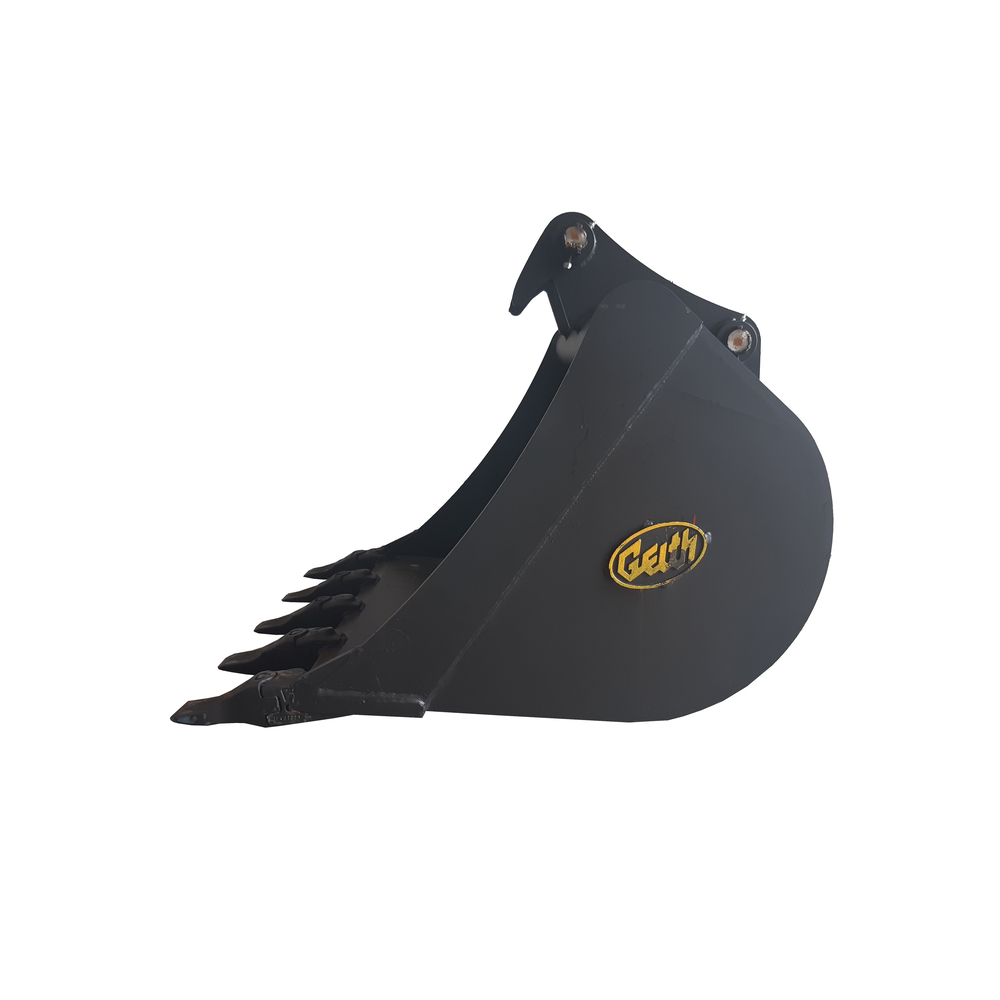 Godet de terrassement GEITH 900mm équipé de 5 dents FK2TLR plates pour reprise par attache rapide JCB 980/88833 - H08900JCBFK2