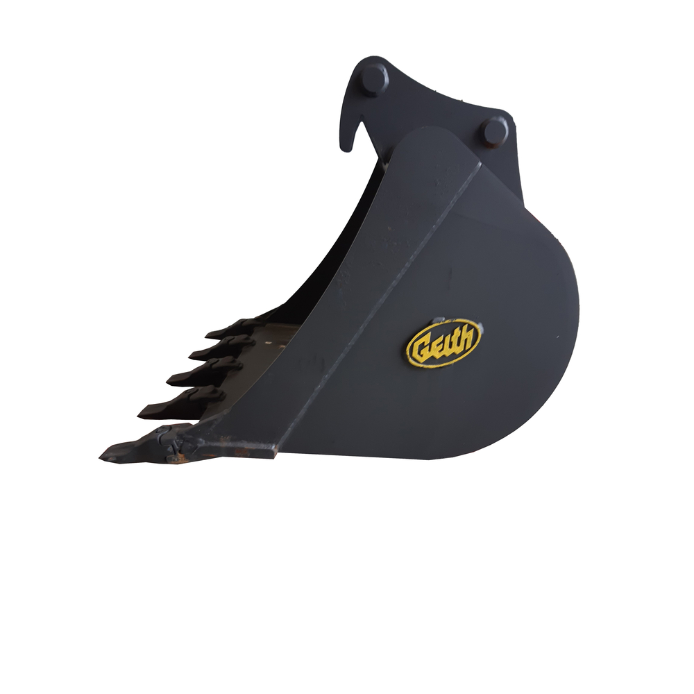 Godet de terrassement GEITH 900mm avec 5 dents FEURST FK2 pour attache rapide MARTIN MH10 - H08900MH10 FK2