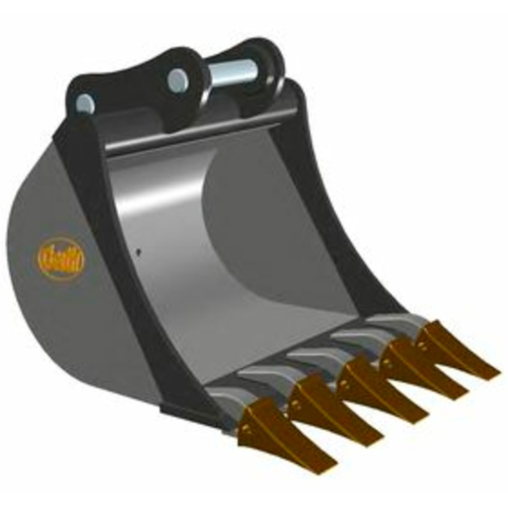 Godet 600mm Geith dents Feurst type CAT 1U3301 - H14 0600 DOO CAT