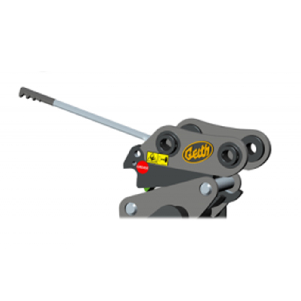 Coupleur ou attache rapide mécanique Geith QR40 pour Ammann / Bobcat / Coltrax / Doosan / Eurocomach 2.2T à 3.5T - QR40MBOB