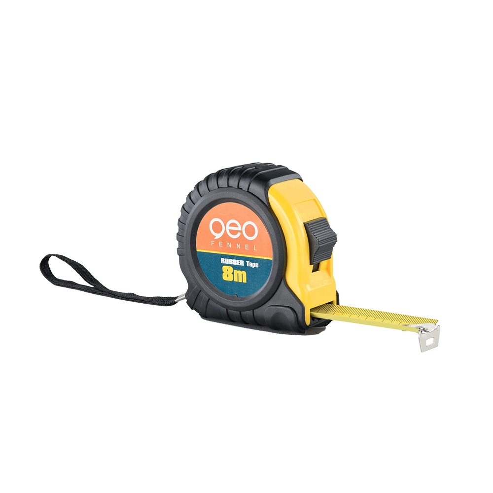 Mètre-ruban RUBBER TAPE 8m x 25mm - GEO FENNEL - M345015