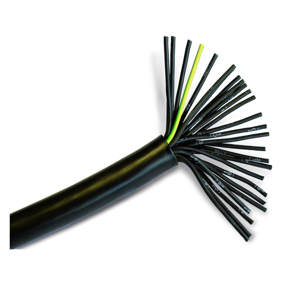 CABLE ELECTRIQUE NOIR PVC SOUPLE 4X1