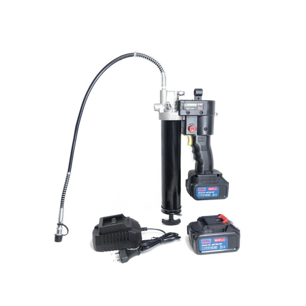 Pompe à graisse électrique 18V Li-ion (2 batteries) cartouche à visser et standard HYDROKIT - EAZPGE0008LITLH