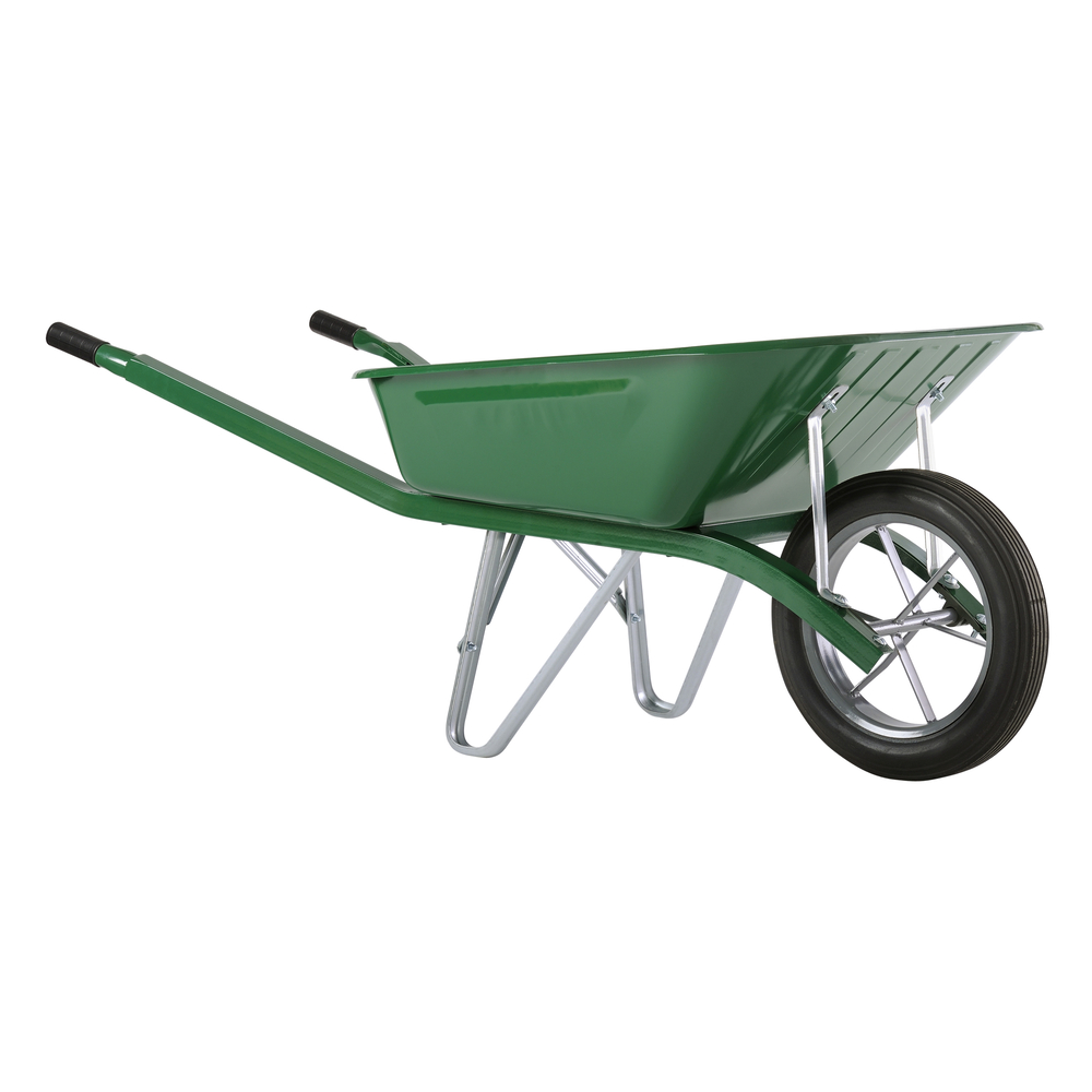 Brouette Haemmerlin Bati 90L Peinte Verte Roue Pleine -302313006