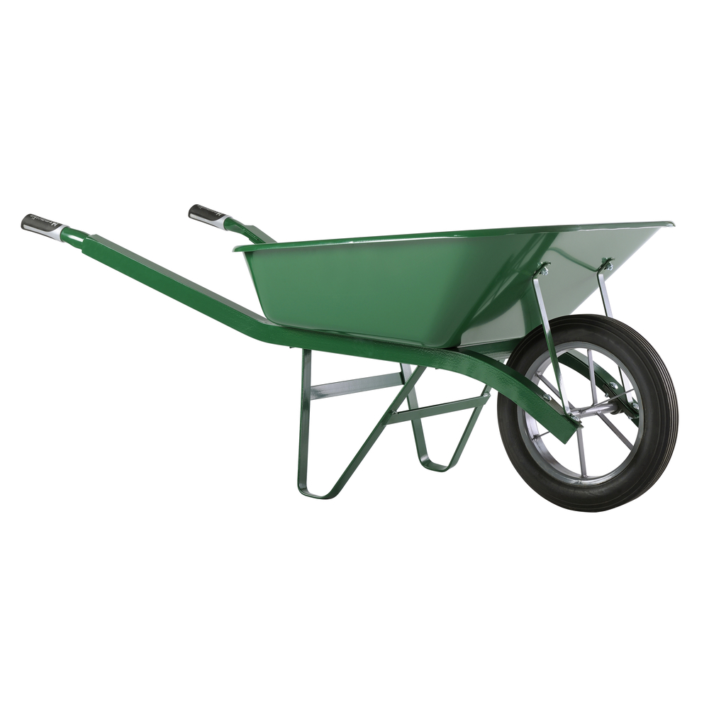 Brouette Haemmerlin Pro Select Bati Plus 100L Peinte Verte Roue Pleine -302334006