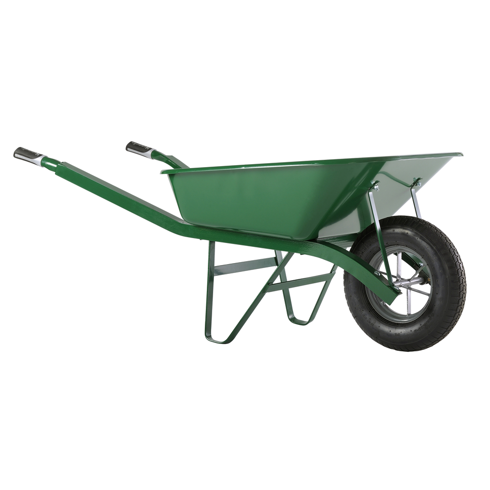 Brouette Haemmerlin Pro Select Bati Plus 100L Peinte Verte Roue Gonflée -302334106