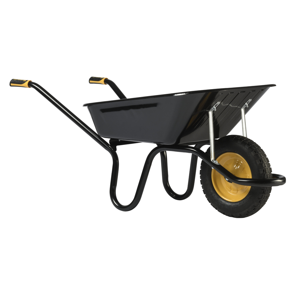 Brouette Haemmerlin 100L AKTIV PREMIUM noire roue gonflée 305000006