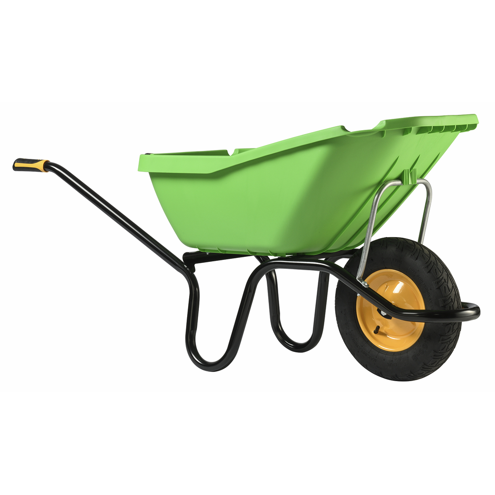Brouette Haemmerlin Polypro Pick Up 110L verte roue gonflée - 305122005