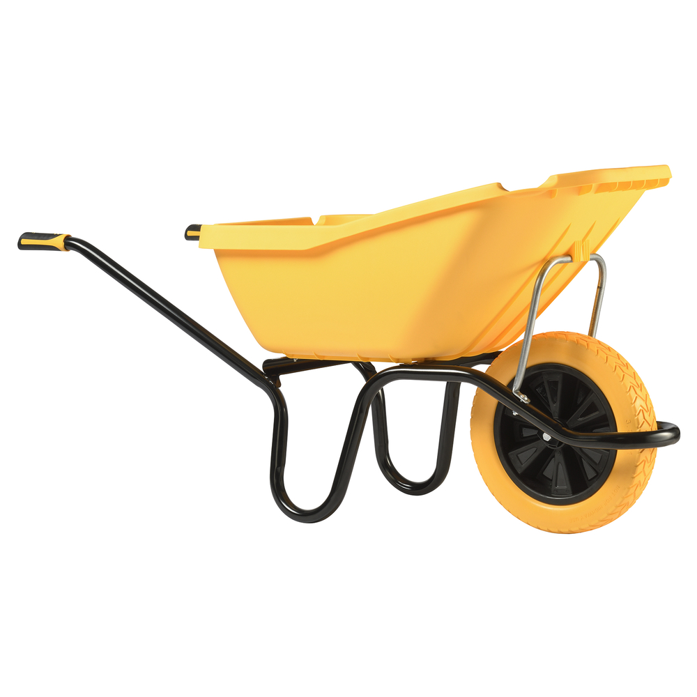 Brouette HAEMMERLIN PICK UP 110L jaune roue increvable M4 - 305122605