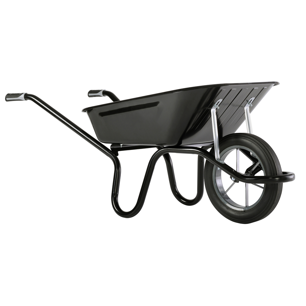 Brouette Haemmerlin Aktiv Excellium peinte noire roue pleine 100 L-305253505