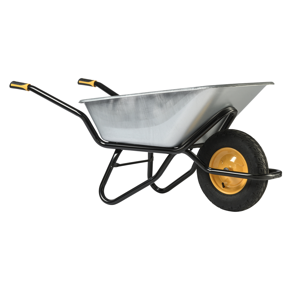 Brouette CLIPSO EXCELLIUM RENO 120L Galva Roue Gonfl&eacute;e HAEMMERLIN - 308203001