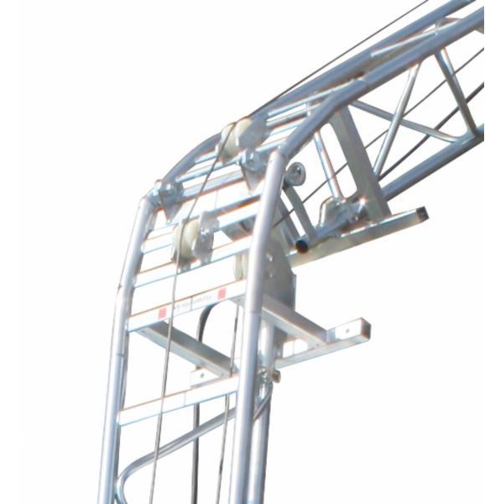 Genouillère HAEMMERLIN 20-60° électrozinguée réglable pour monte-matéraux CASTOR STEEL - 311502301