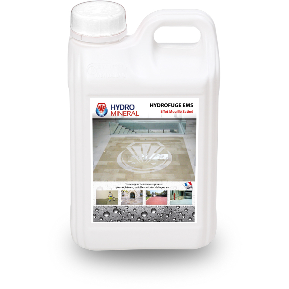 Produit organique Hydrofuge Effet mouillé satiné tous supports 2 L HYDRO MINERAL - HEMS2