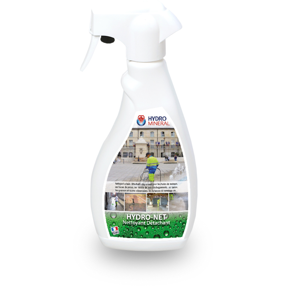 Spray nettoyant puissant décapant,détachant et dégraissant sols poreux urbains 500 ml HYDRO MINERAL - HN05