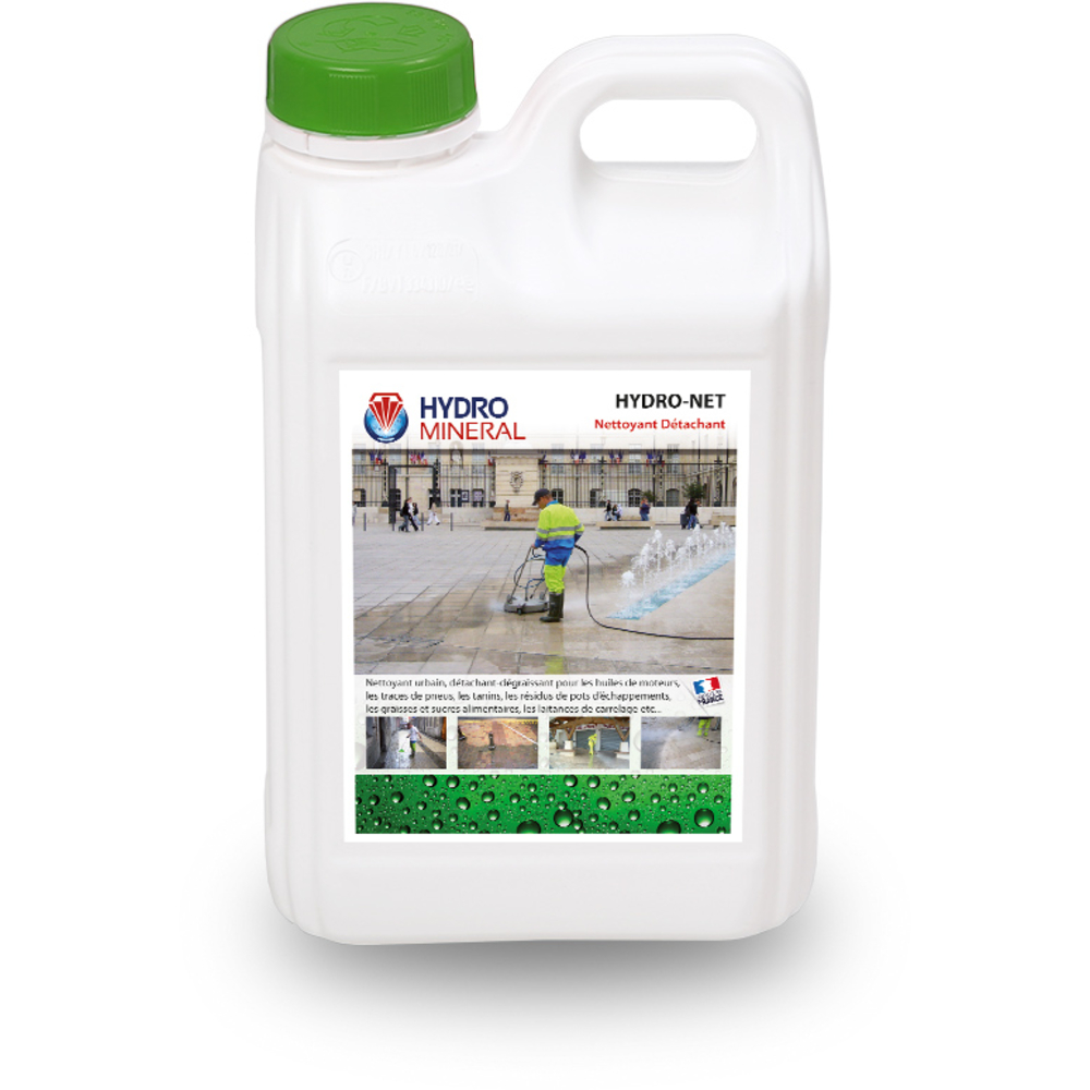 Bidon nettoyant puissant décapant,détachant et dégraissant sols poreux urbains 2L HYDRO MINERAL - HN2
