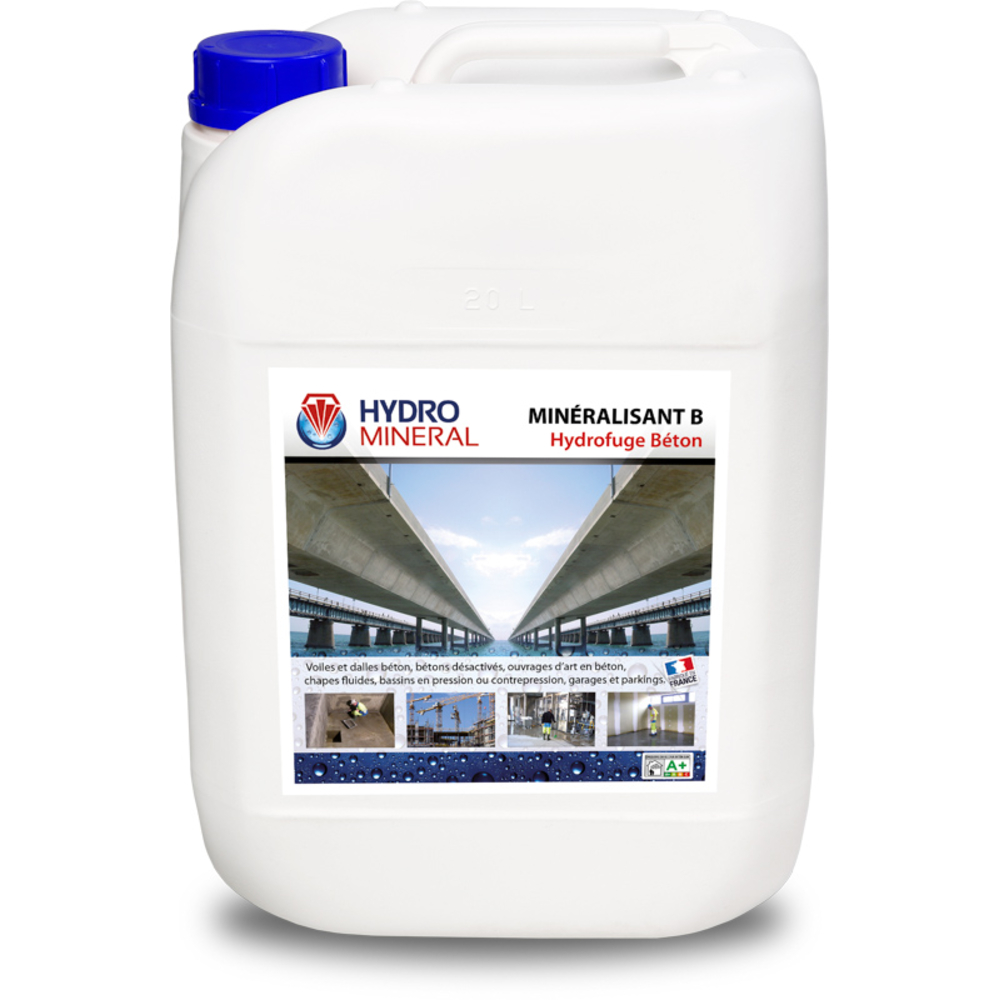 Bidon Minéralisant Béton Hydrofuge 20 L HYDRO MINERAL - MB20