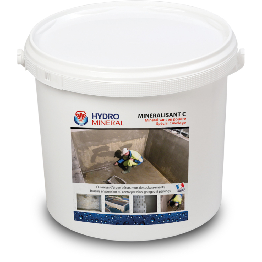 Seau Minéralisant C de cuvelage Hydrofuge 5 L HYDRO MINERAL - MC5
