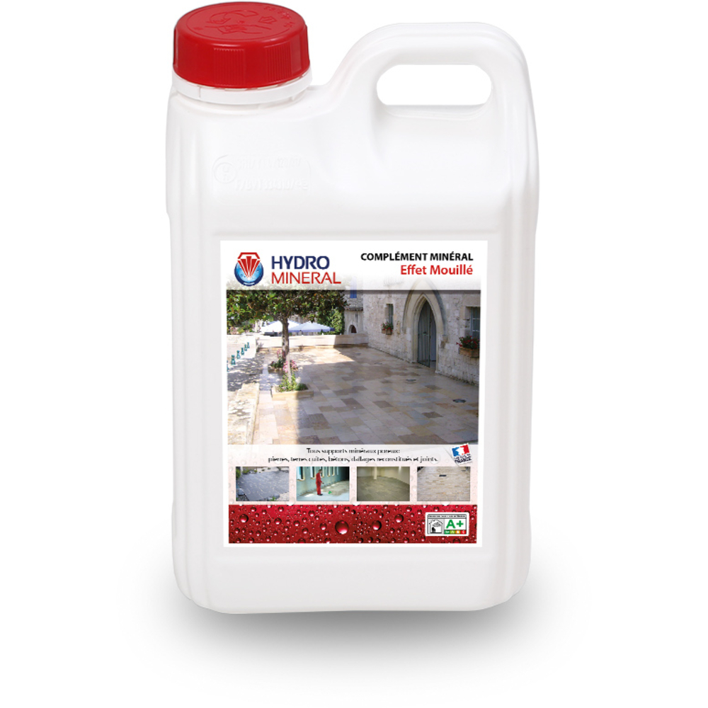 Bidon Complément minéral EFFET MOUILLE Hydrofuge Tous Supports 2 L HYDRO MINERAL - MOEM2