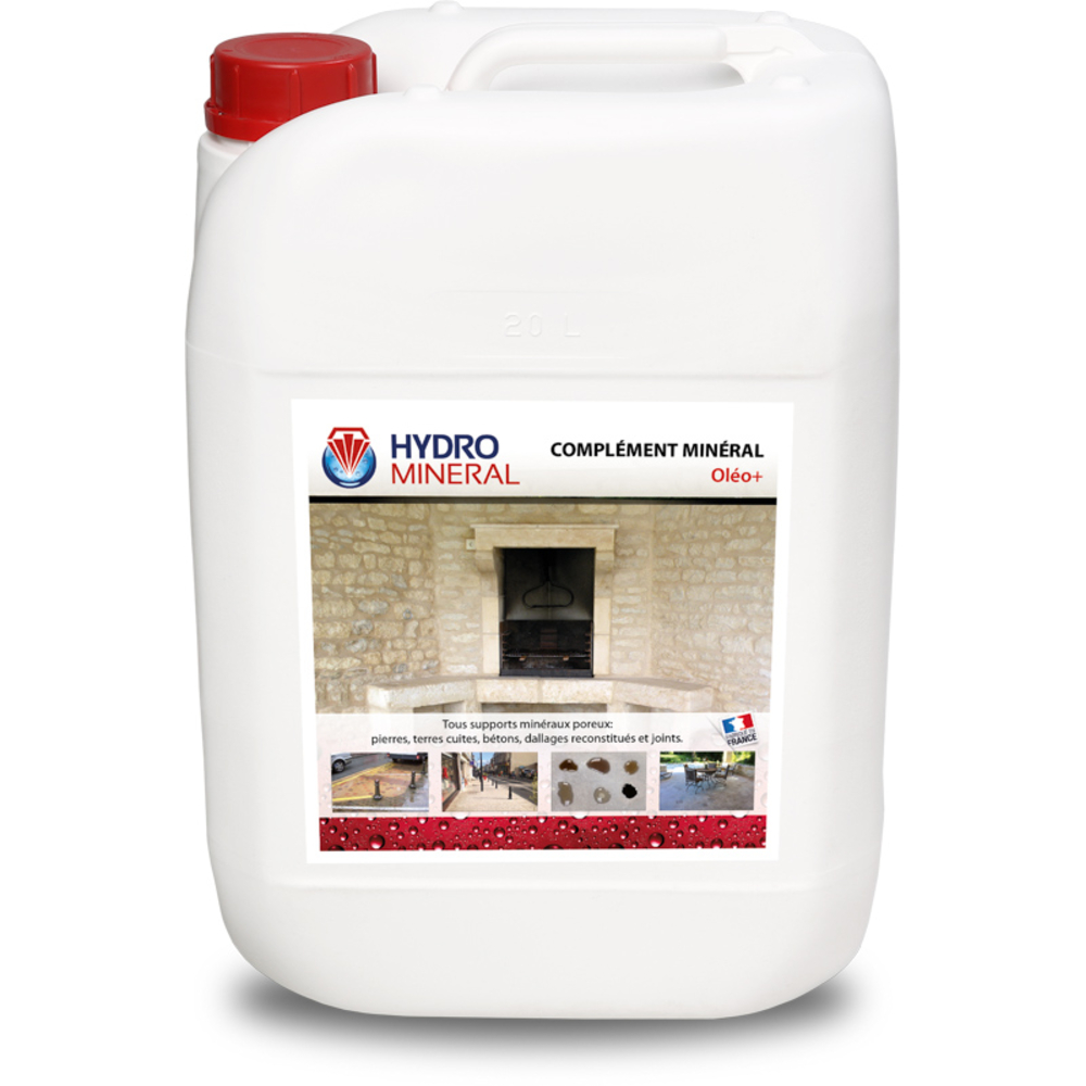 Bidon Complément minéral OLEOPLUS Hydrofuge Tous Supports 20 L HYDRO MINERAL - MOEN20