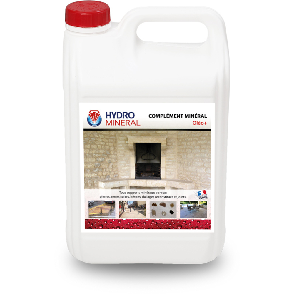 Bidon Complément minéral OLEOPLUS Hydrofuge Tous Supports 5 L HYDRO MINERAL - MOEN5