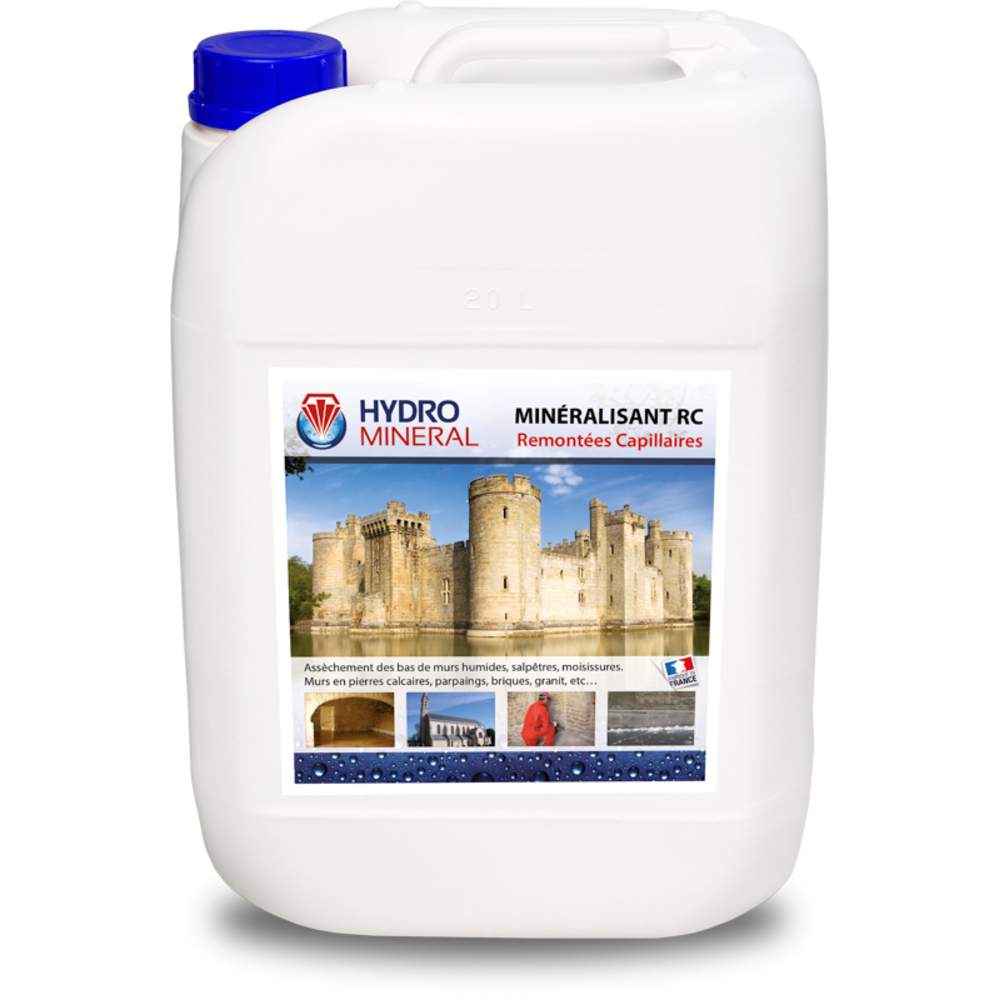 Bidon Minéralisant RC Remontée capillaires Hydrofuge 20 L HYDRO MINERAL - MRC20