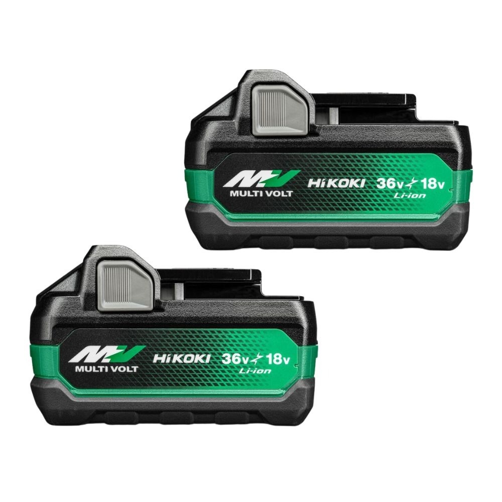 Pack 2 Batteries MultiVolt BSL36B18X 36V 4,0Ah / 18V 8,0Ah – HIKOKI – 380207
