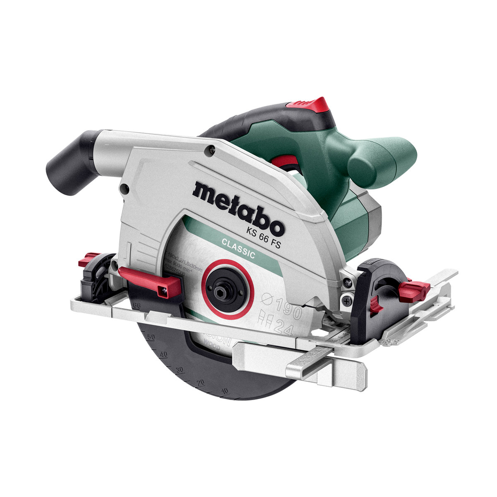 Scie circulaire KS 66 FS avec MetaBox 340 - METABO - 601066500