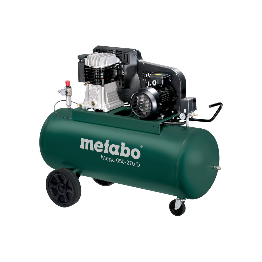 Compresseur METABO triphasé 270l 11bar 5cv Mega 650-270 D 601543000