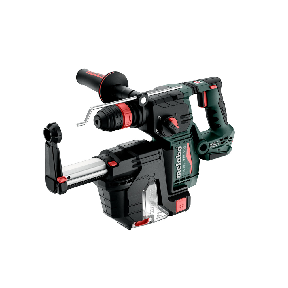 Marteau perforateur burineur 18 V KH 18 LTX 24 BL Quick + ISA 18 LTX 24 - METABO - 601714900