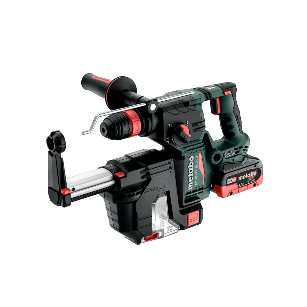 Marteau perforateur burineur 18 V KH 18 LTX 24 BL Quick + ISA 18 LTX 24 - METABO - 601714930