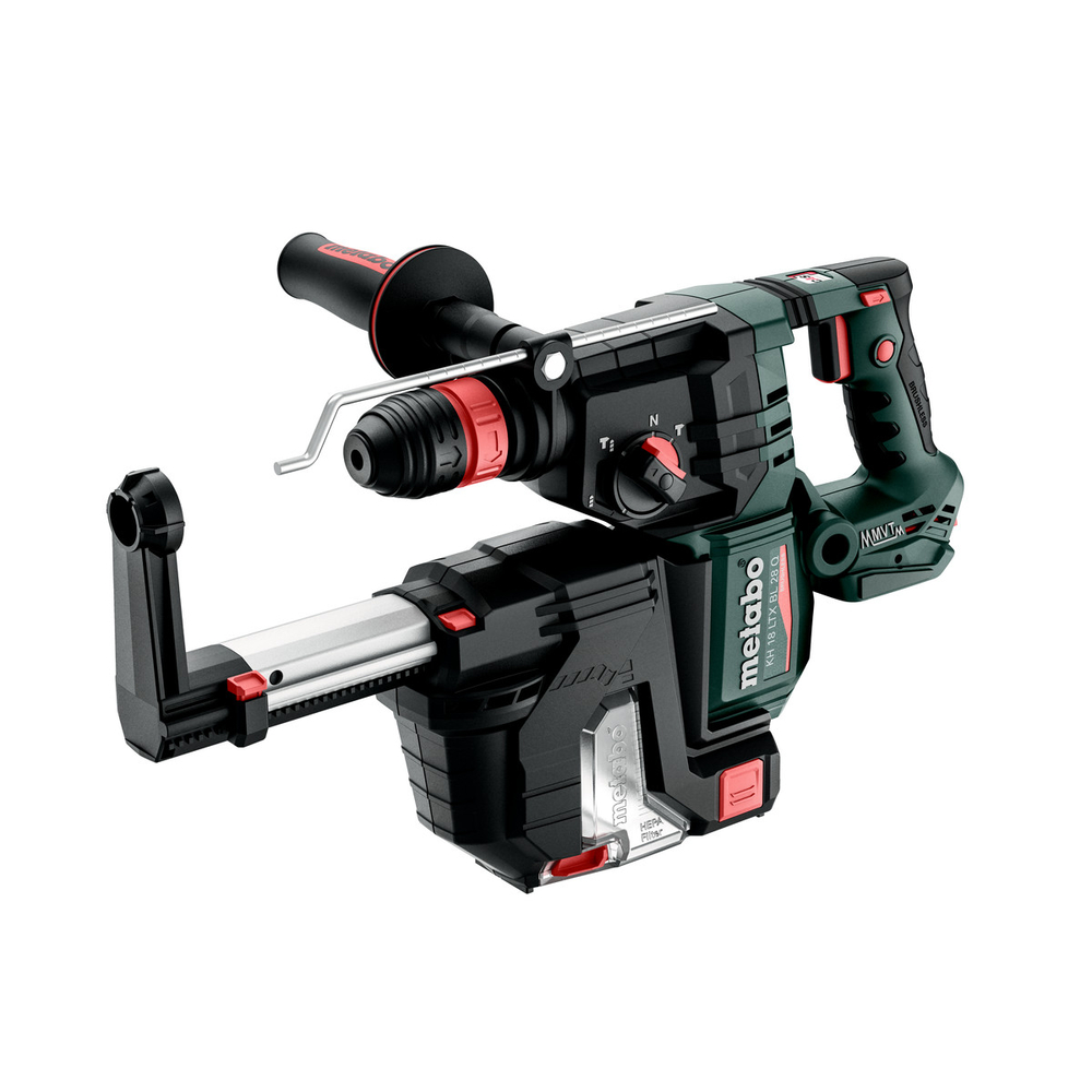 Marteau perforateur burineur 18 V KH 18 LTX 28 BL Quick + ISA 18 LTX 28  - METABO - 601715900