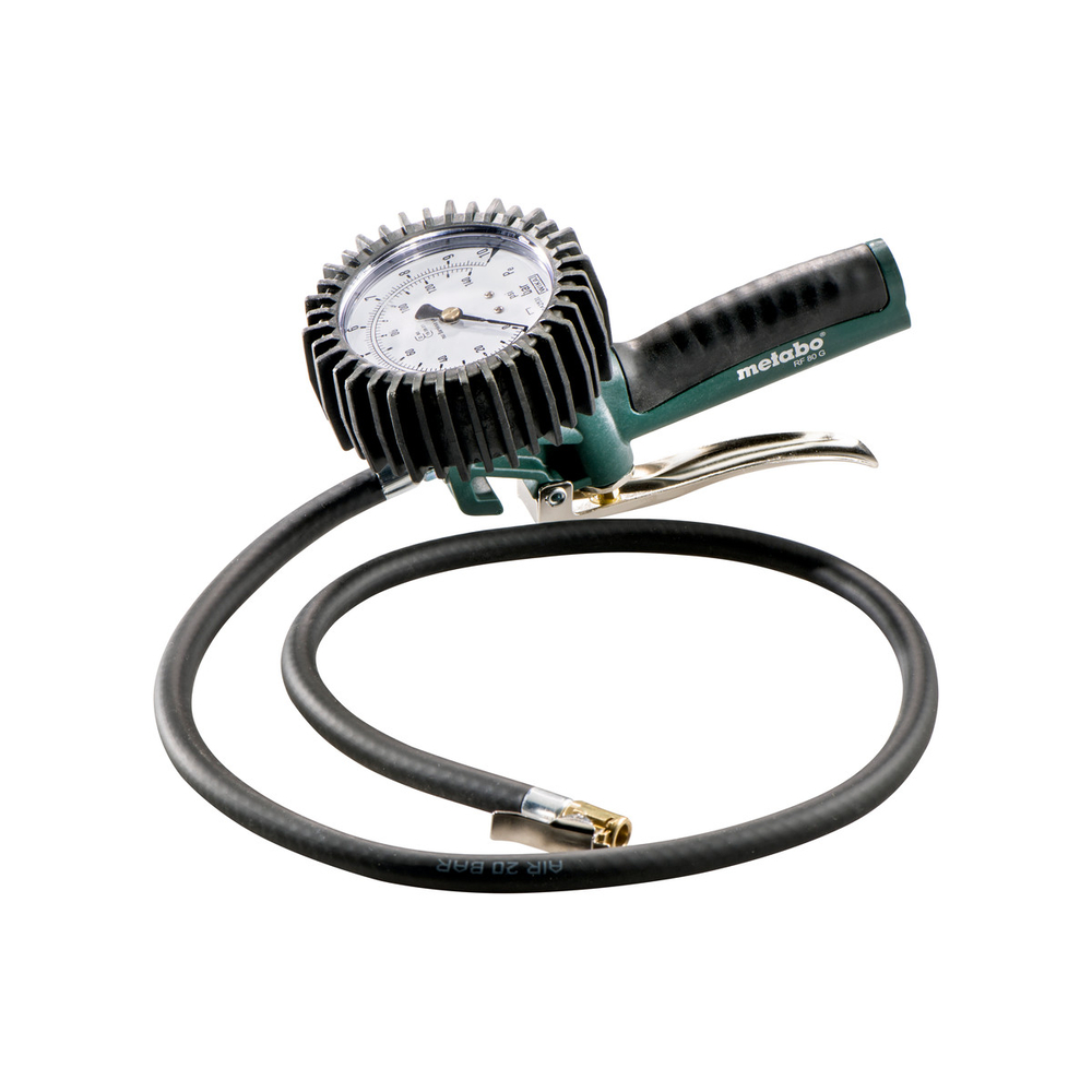 Pistolet gonflage pneus + manomètre air comprimé RF 80 G - METABO - 602235000