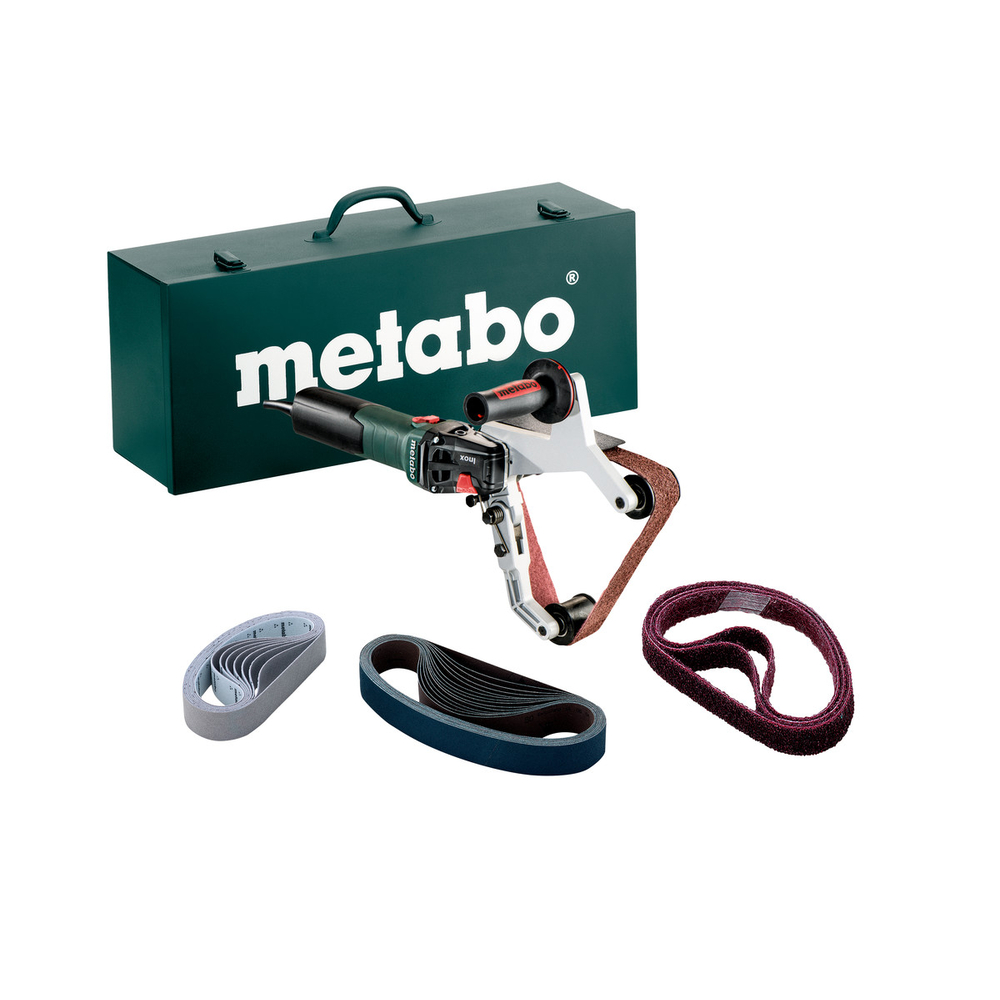 Ponceuse à tubes RBE 15-180 avec MetaBox 185 XL - METABO - 602243500