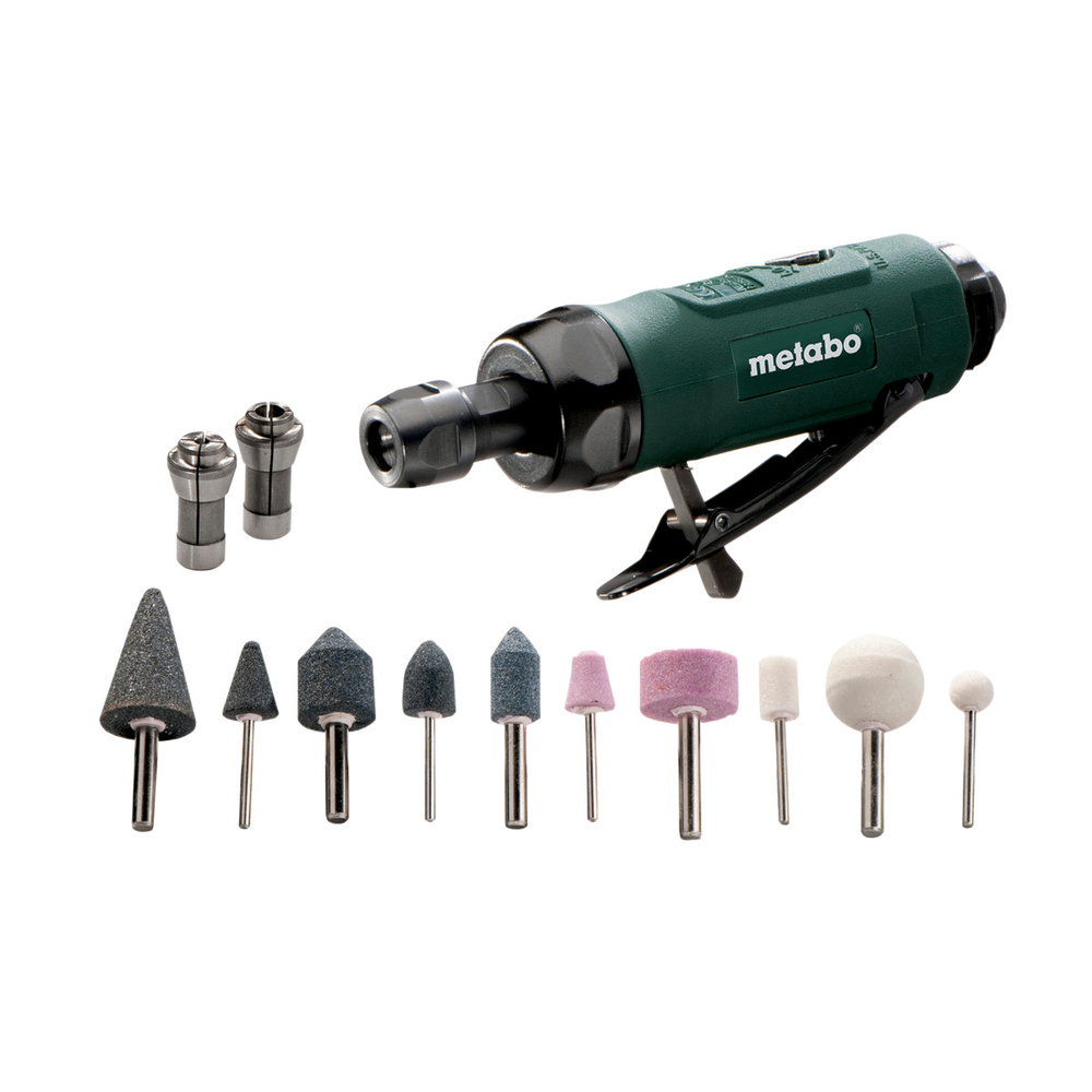 Meuleuse droite à air comprimé DG 25 set avec coffret - METABO - 604116500