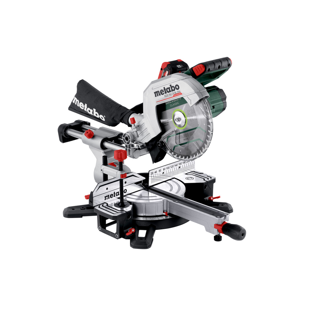 Scie à onglets radiale 18 V KGS 18 LTX BL 254 - METABO - 614254810